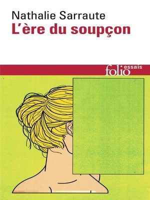 cover image of L'ère du soupçon. Essais sur le roman